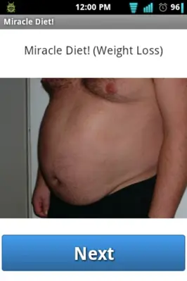 Miracle Diet! android App screenshot 1